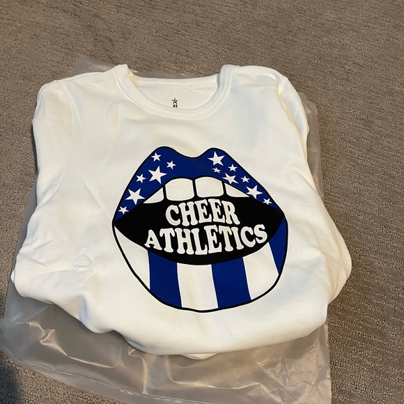 NEW Rebel Cheer Athletics sweatshirt, adult small - Picture 2 of 2